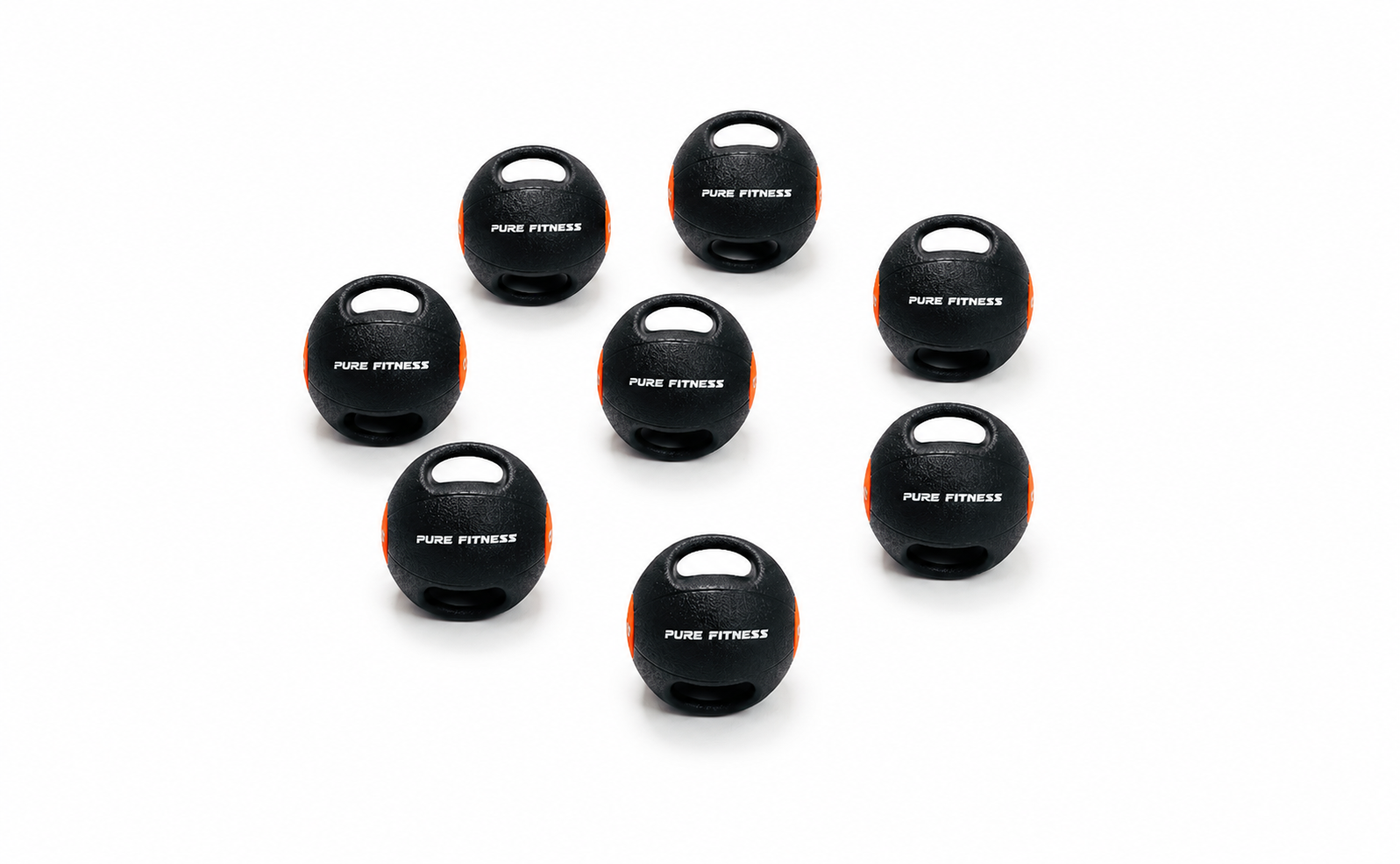 Dual Grip Medicine Balls Set - (3,4,5,6,7,8,9,10kg)